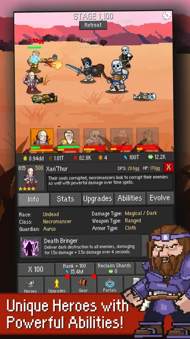 Captures d'écran de Idle Guardians: Idle RPG Games