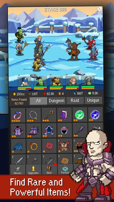 Captures d'écran de Idle Guardians: Idle RPG Games