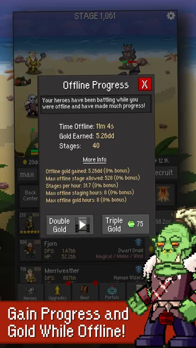 Captures d'écran de Idle Guardians: Idle RPG Games