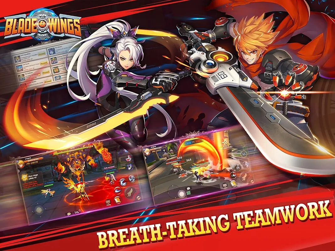 Tangkapan skrin Blade & Wings