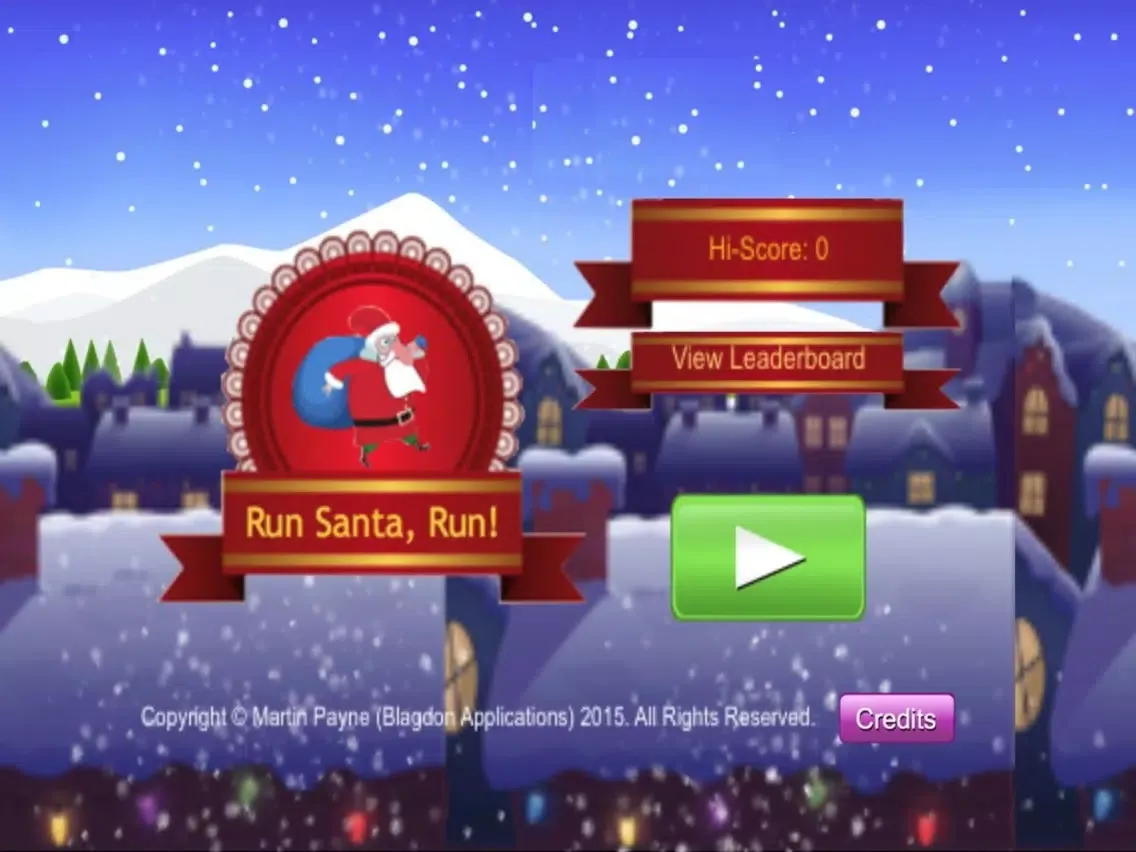 Capturas de tela do Run, Santa, Run! iPad 
