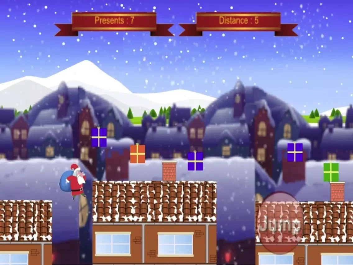 Capturas de tela do Run, Santa, Run! iPad 