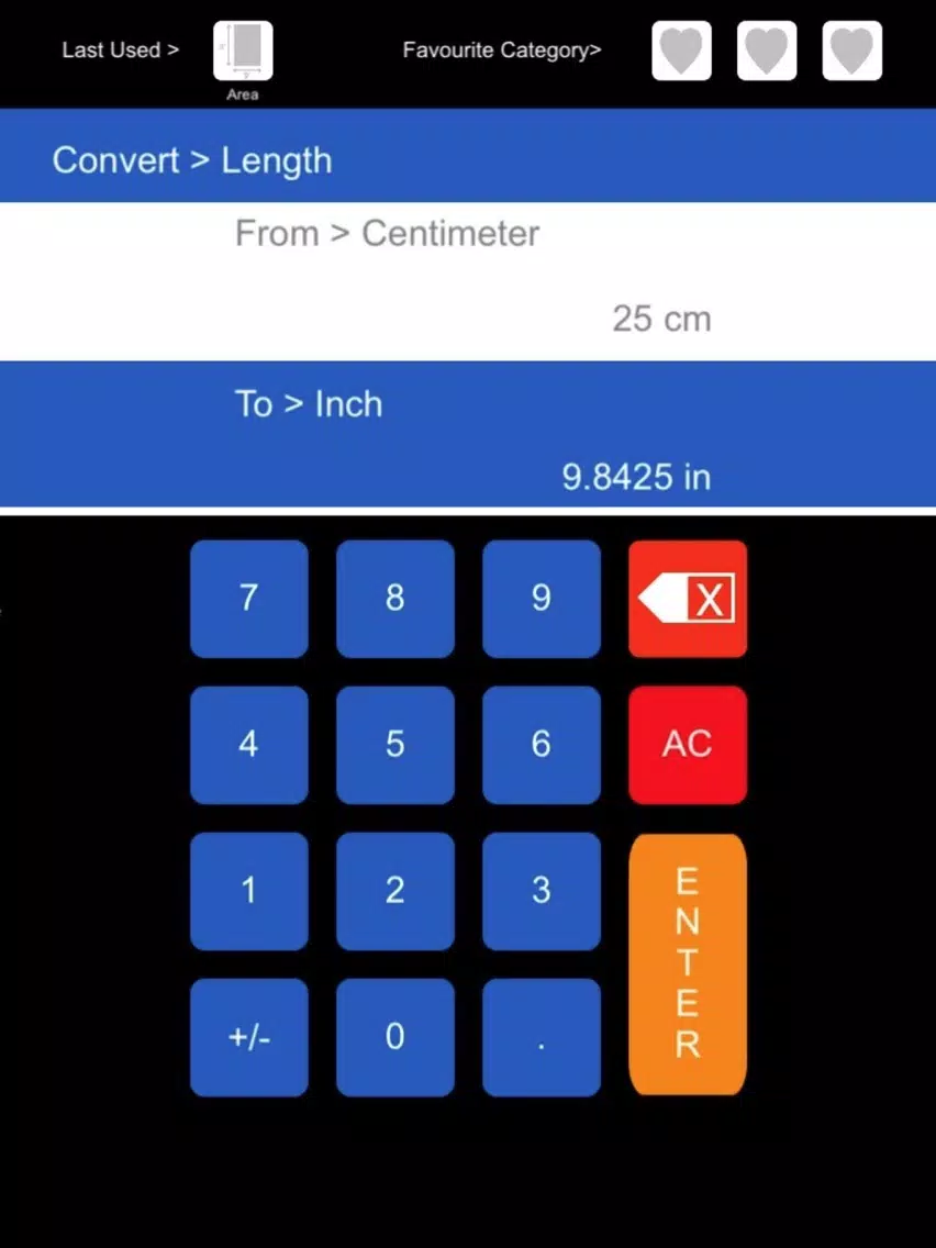 Tangkapan layar Blagdon Apps Simple Converter iPad 