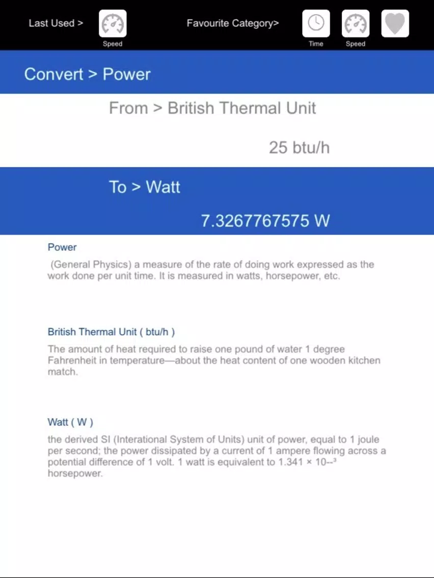 Tangkapan layar Blagdon Apps Simple Converter iPad 