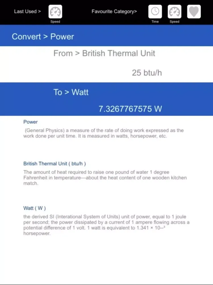 Blagdon Apps Simple Converter iPad 应用截图