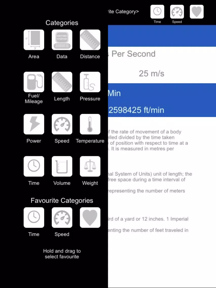 Tangkapan layar Blagdon Apps Simple Converter iPad 