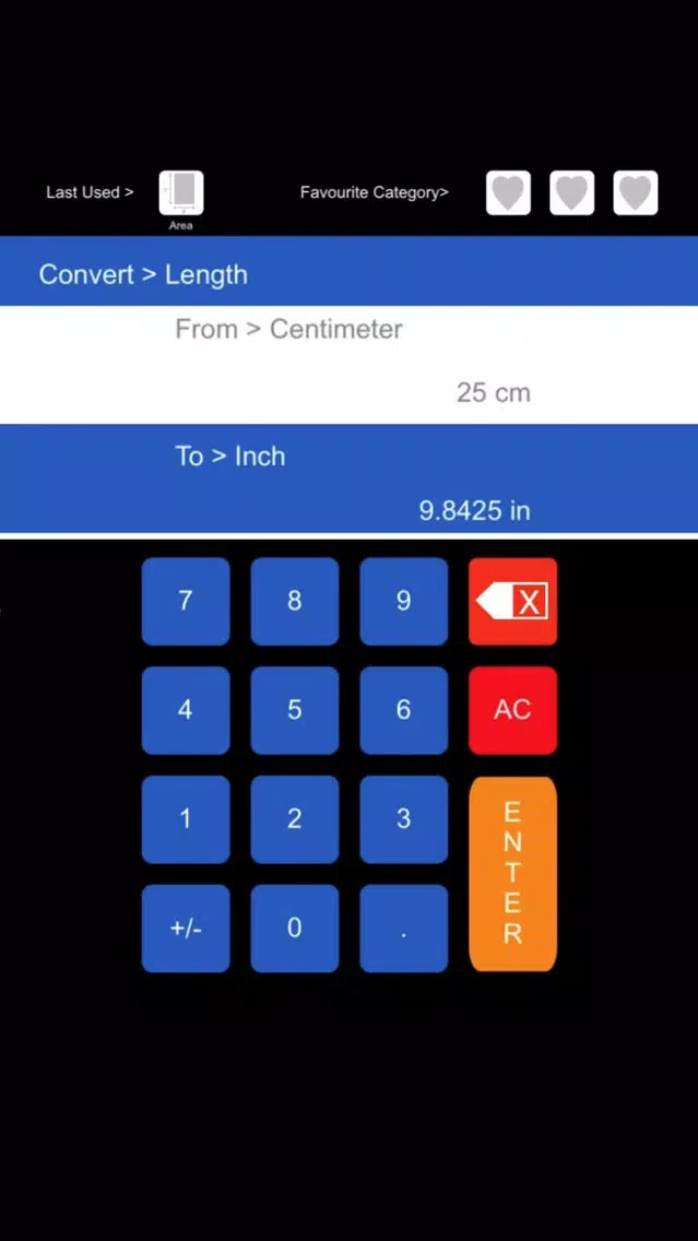 Tangkapan layar Blagdon Apps Simple Converter