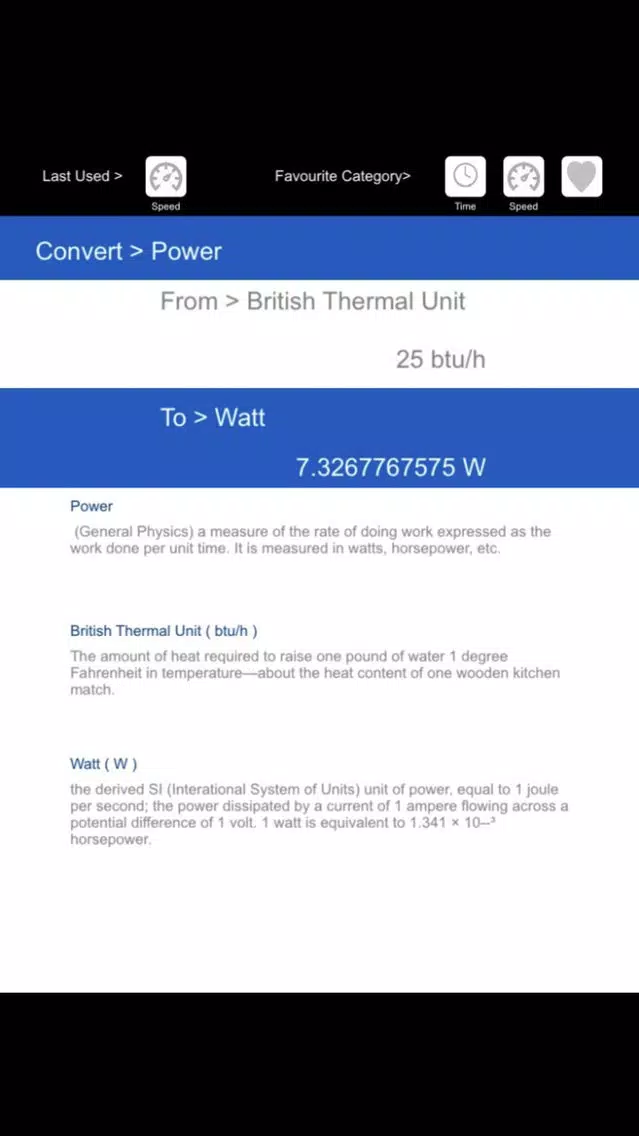 Tangkapan layar Blagdon Apps Simple Converter
