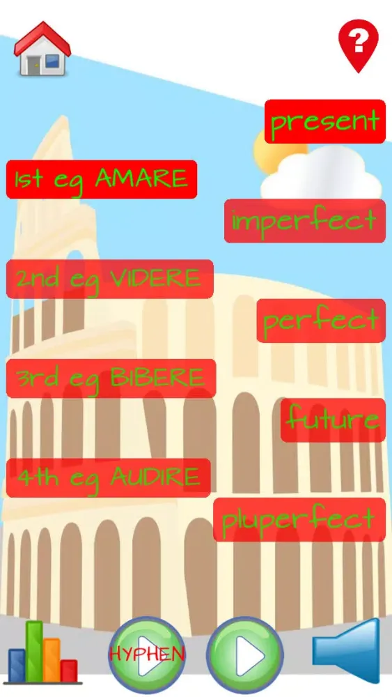 Common Entrance/ KS3 Latin Verbs スクリーンショット