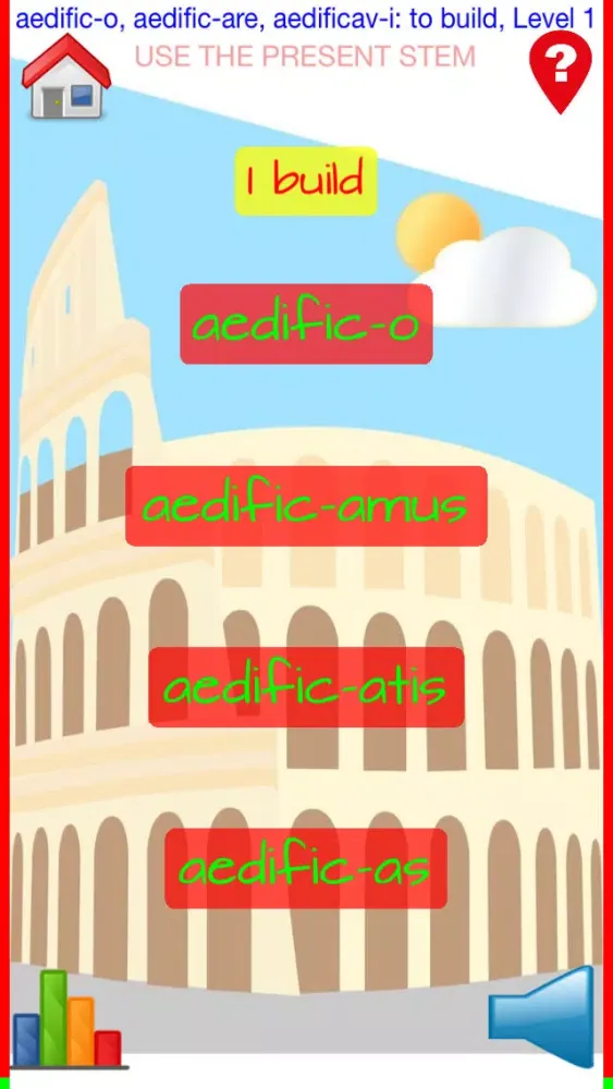 Common Entrance/ KS3 Latin Verbs スクリーンショット