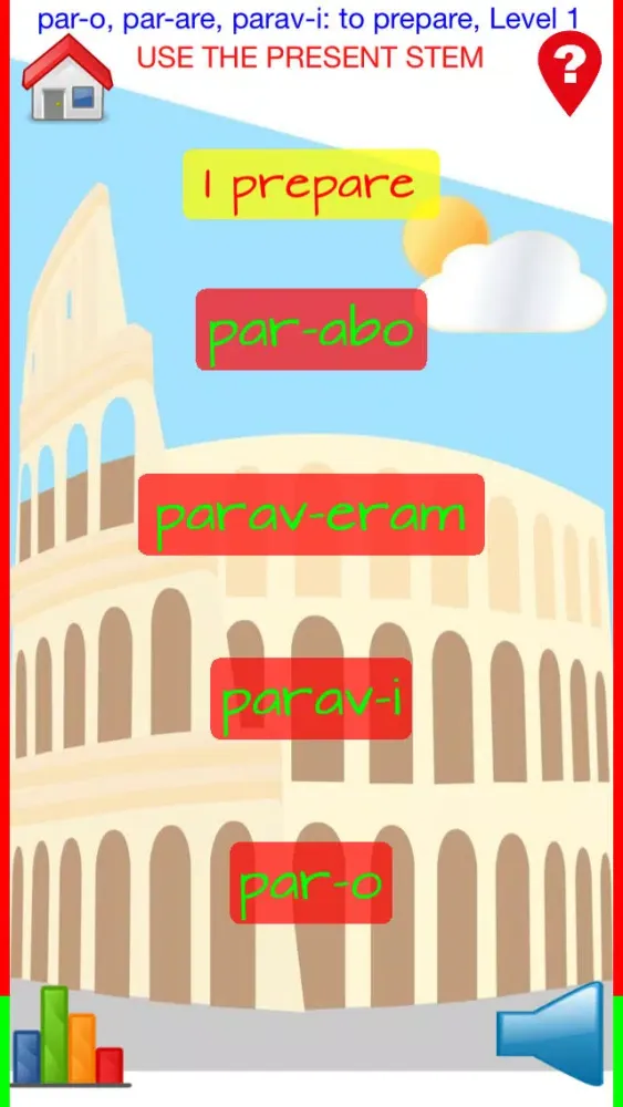 Common Entrance/ KS3 Latin Verbs スクリーンショット