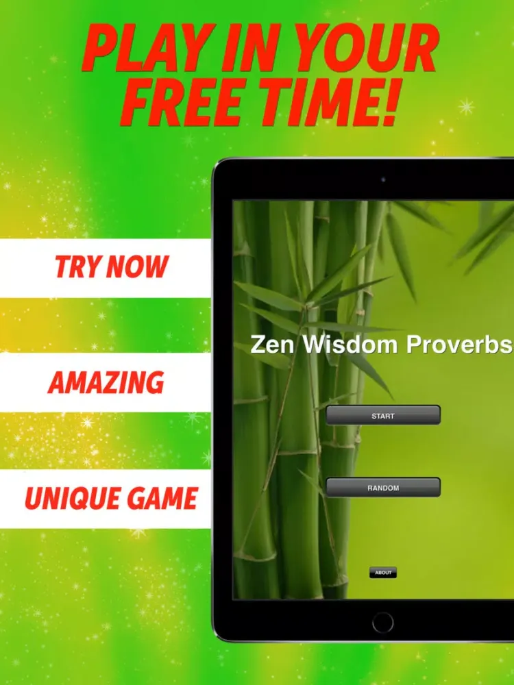 Скриншоты Zen Wisdom Proverbs iPad 