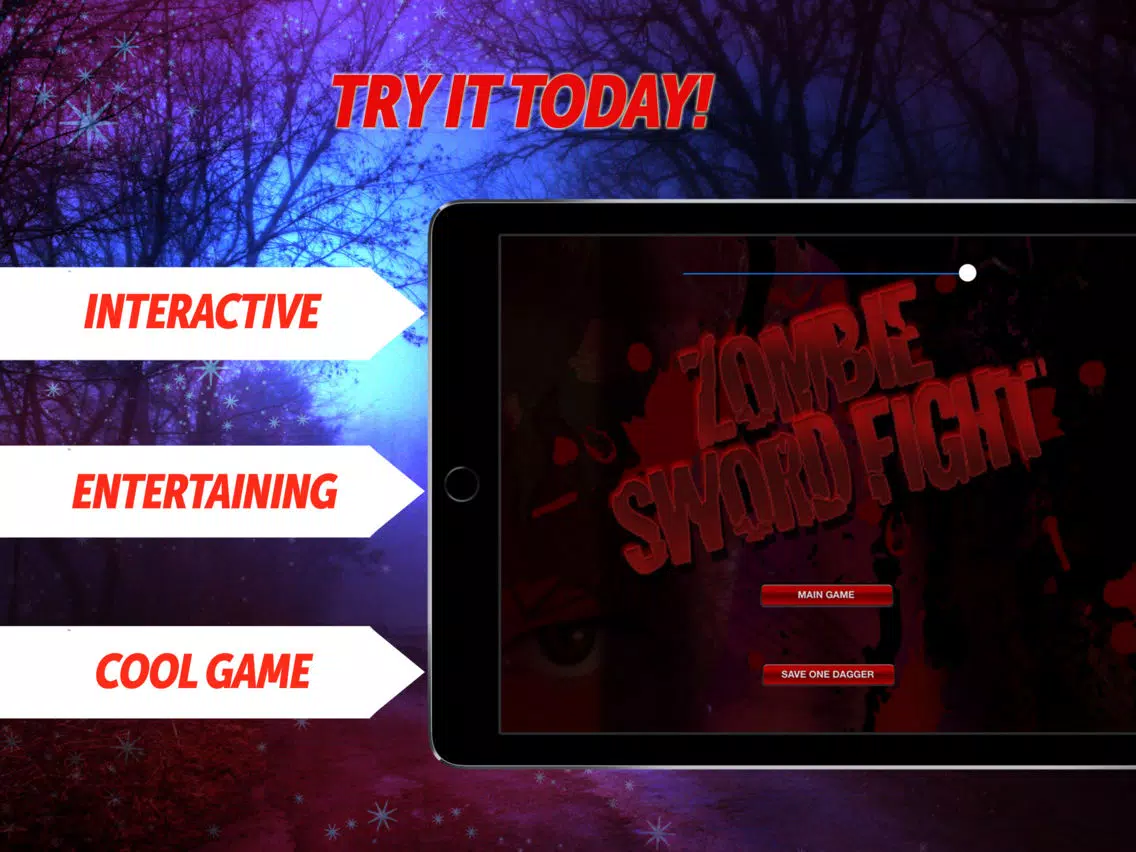 Zombie Sword Fight - Live Action Game! iPad  Screenshots