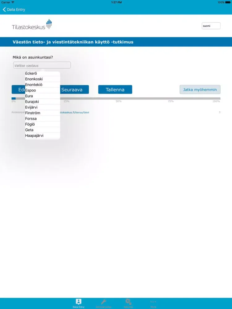 Capturas de pantalla de Blaise Data Entry 5.4.5 iPad 