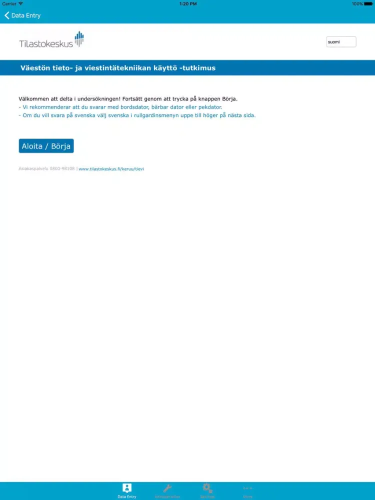 Capturas de pantalla de Blaise Data Entry 5.4.5 iPad 