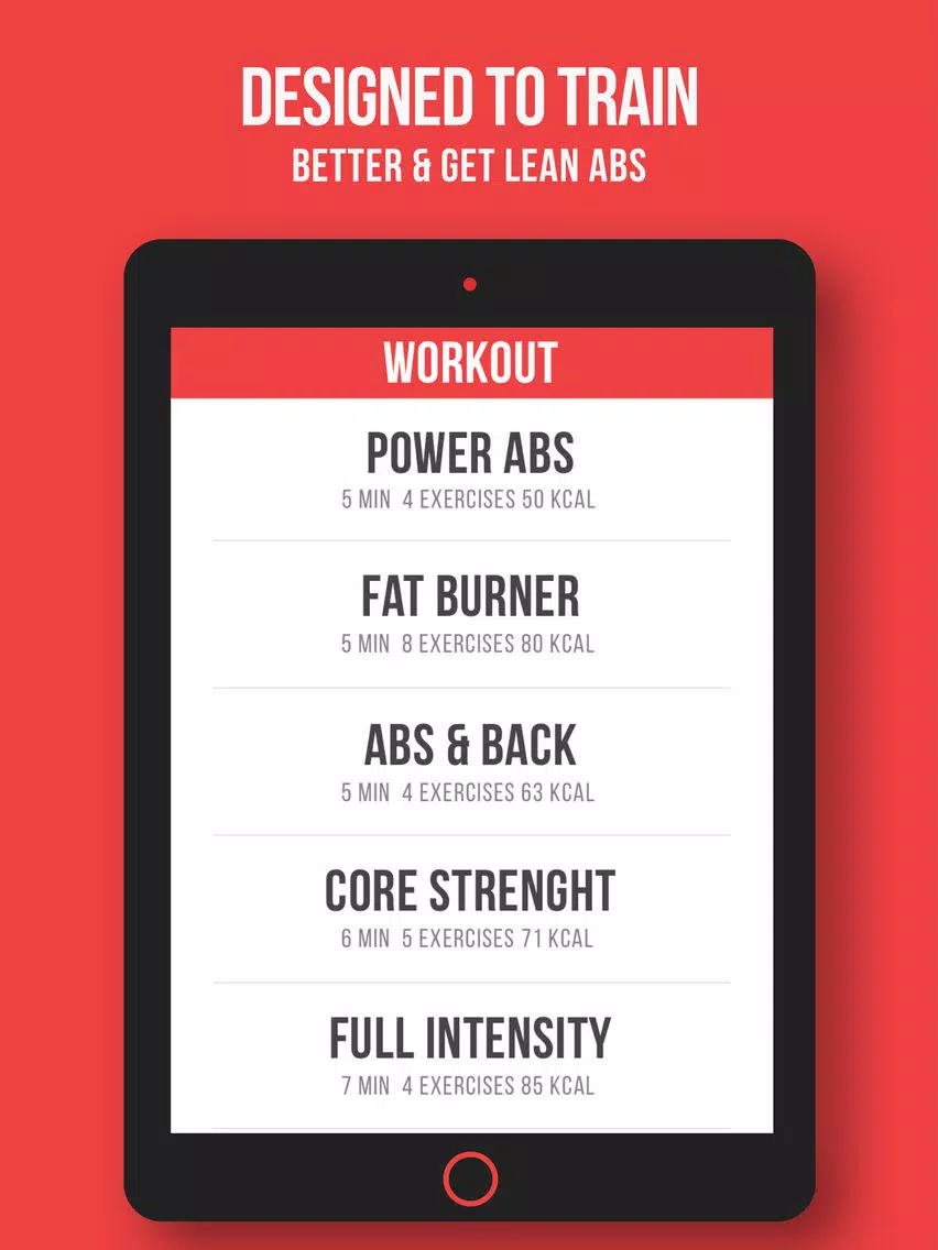 Screenshot di VGFIT ABS iPad 