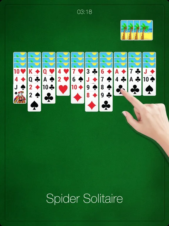 Capturas de tela do Spider Solitaire◆ iPad 