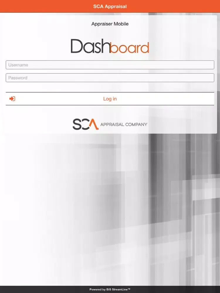Tangkapan layar SCA Dashboard Mobile iPad 