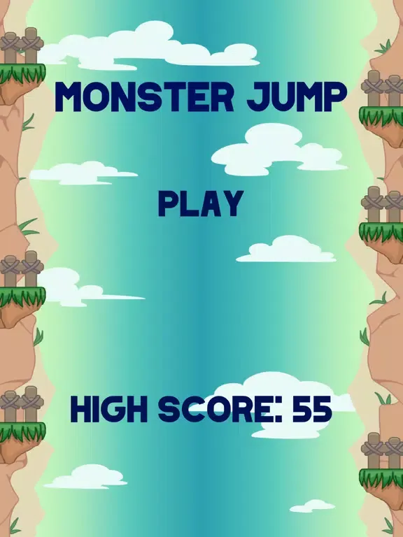 Monster Jump Vertical Scroller iPad 应用截图