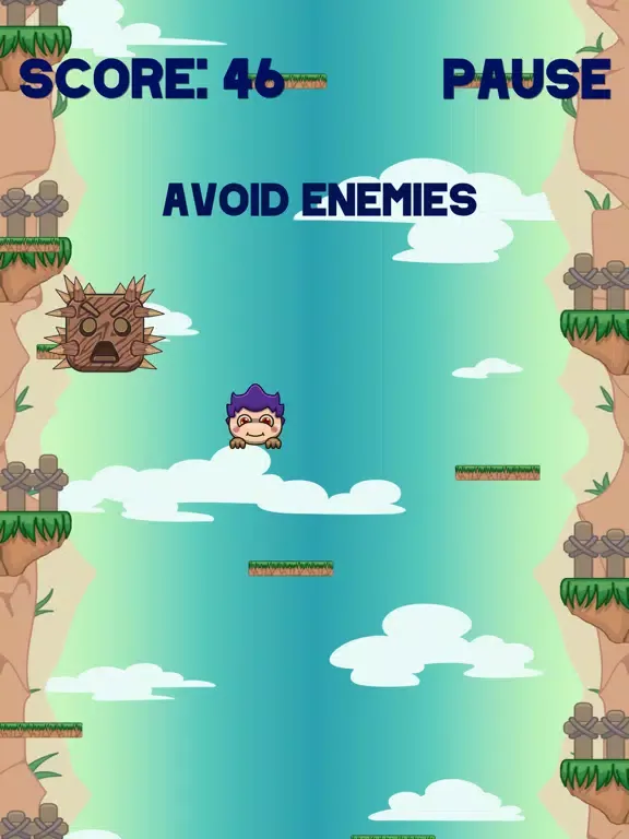 Monster Jump Vertical Scroller iPad 应用截图