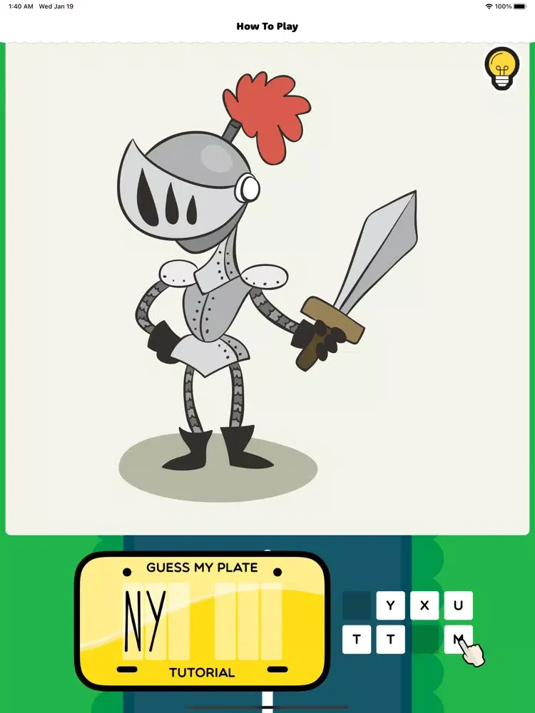 Screenshot di Playtz - Vanity Plate Scramble iPad 