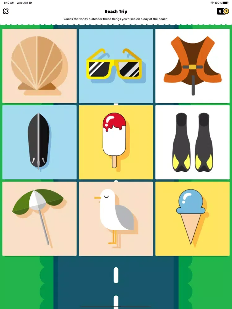 Screenshot di Playtz - Vanity Plate Scramble iPad 