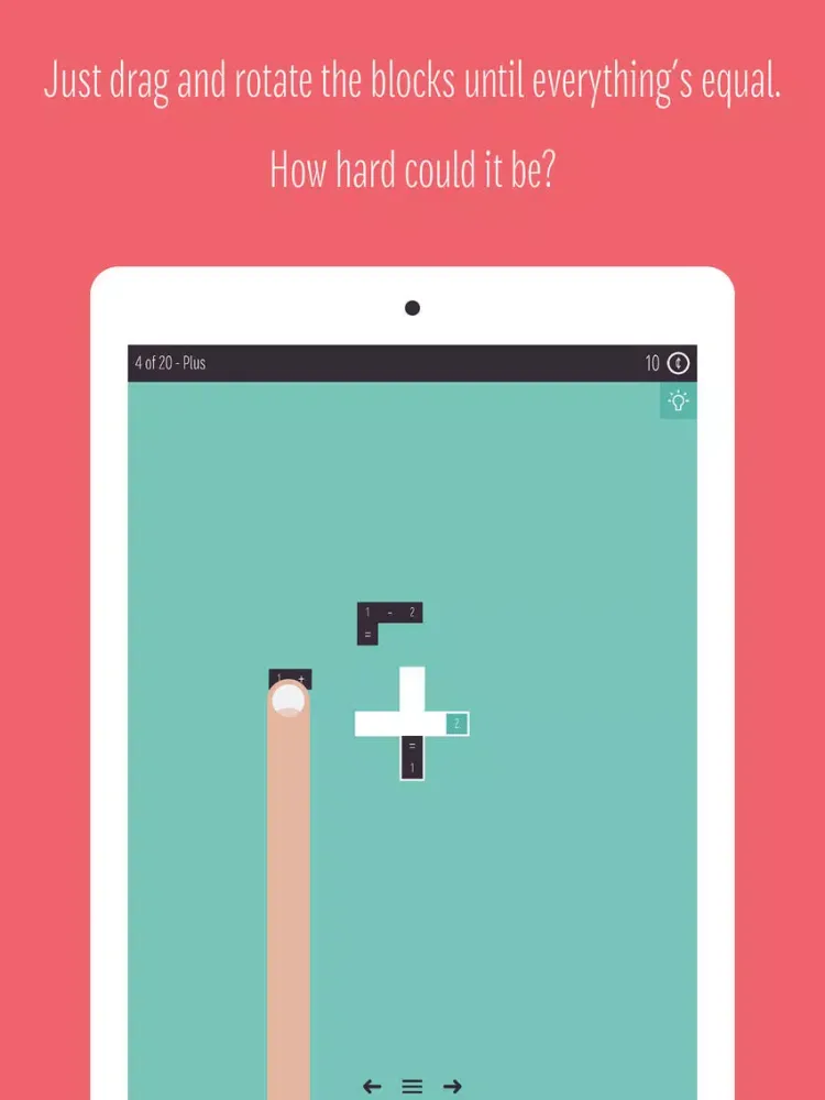 تصاویر REquate - handcrafted daily math jigsaw puzzles iPad 
