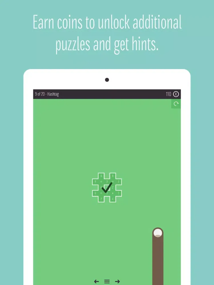 تصاویر REquate - handcrafted daily math jigsaw puzzles iPad 