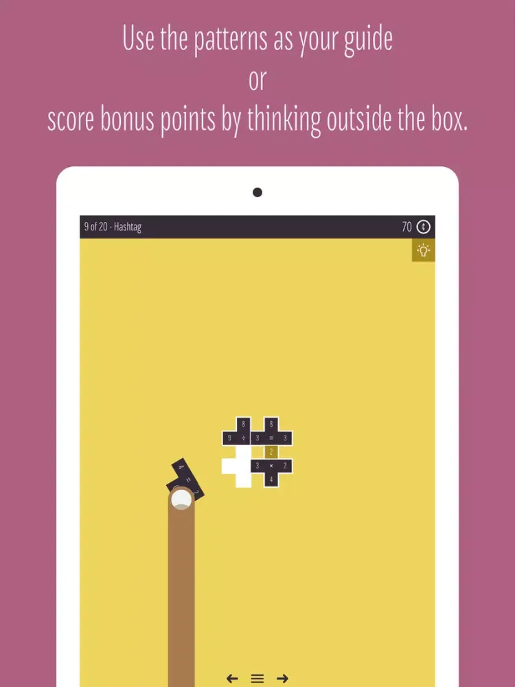 تصاویر REquate - handcrafted daily math jigsaw puzzles iPad 
