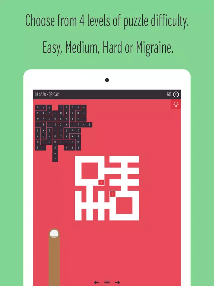 تصاویر REquate - handcrafted daily math jigsaw puzzles iPad 
