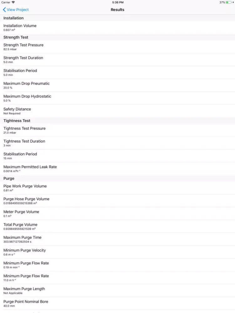 UP1Calc Test & Purge iPad  스크린샷