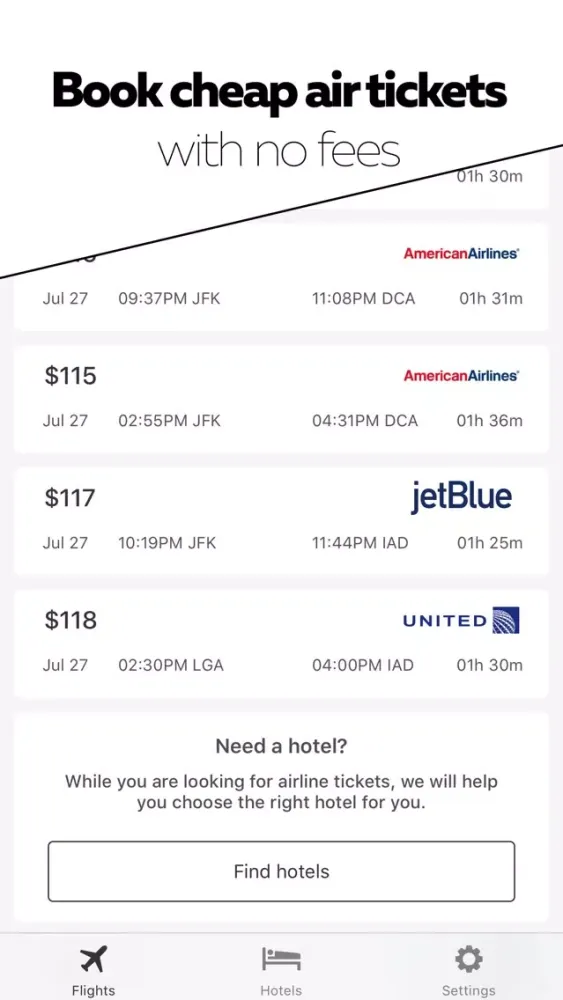 All american airlines in app Screenshots