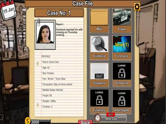 Detective Files iPad  Screenshots