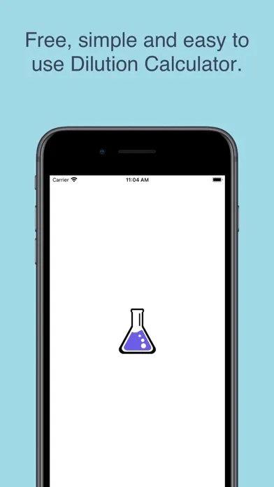 Dilution Calculator Ekran Görüntüleri