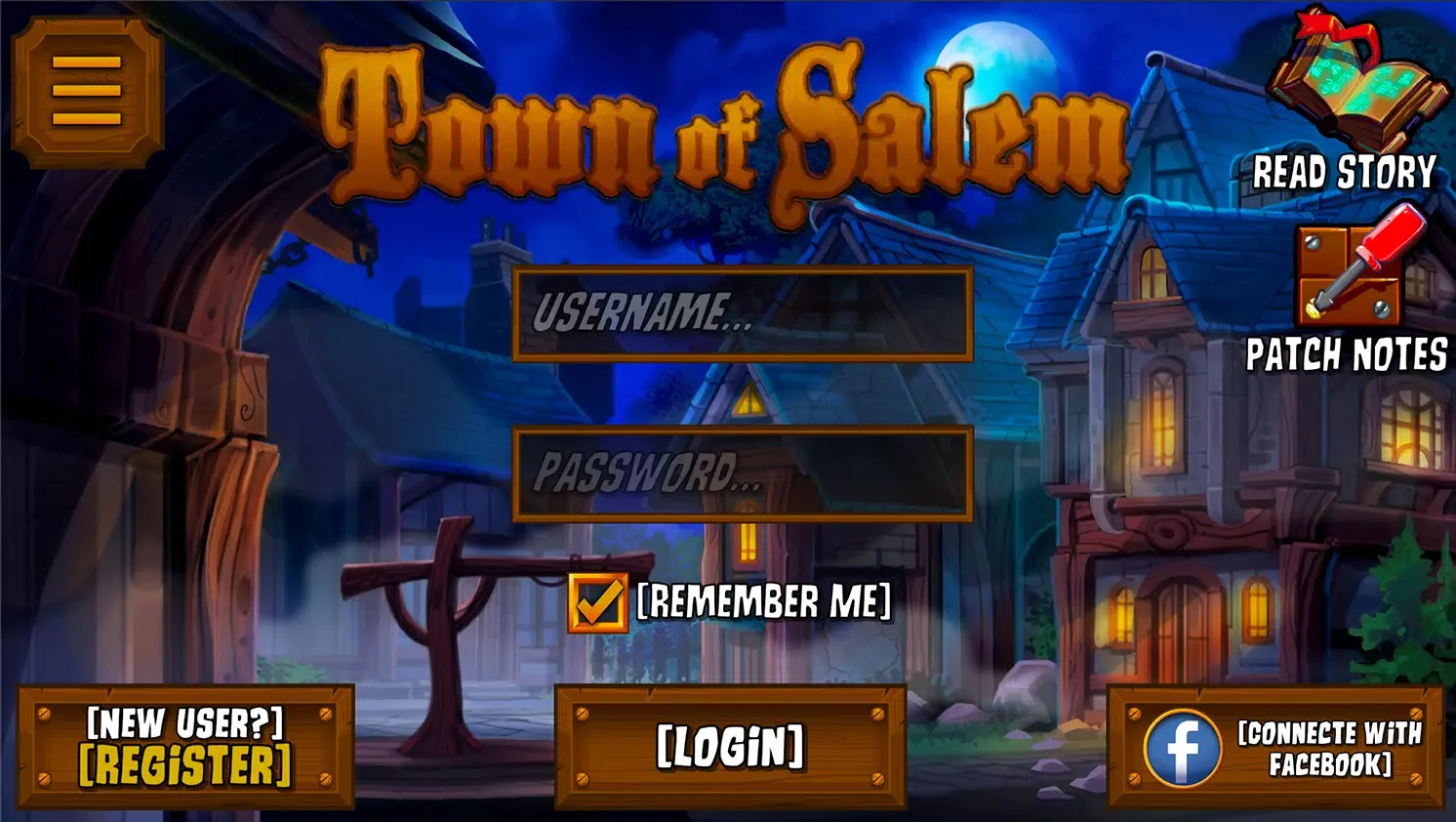 Tangkapan layar Town of Salem