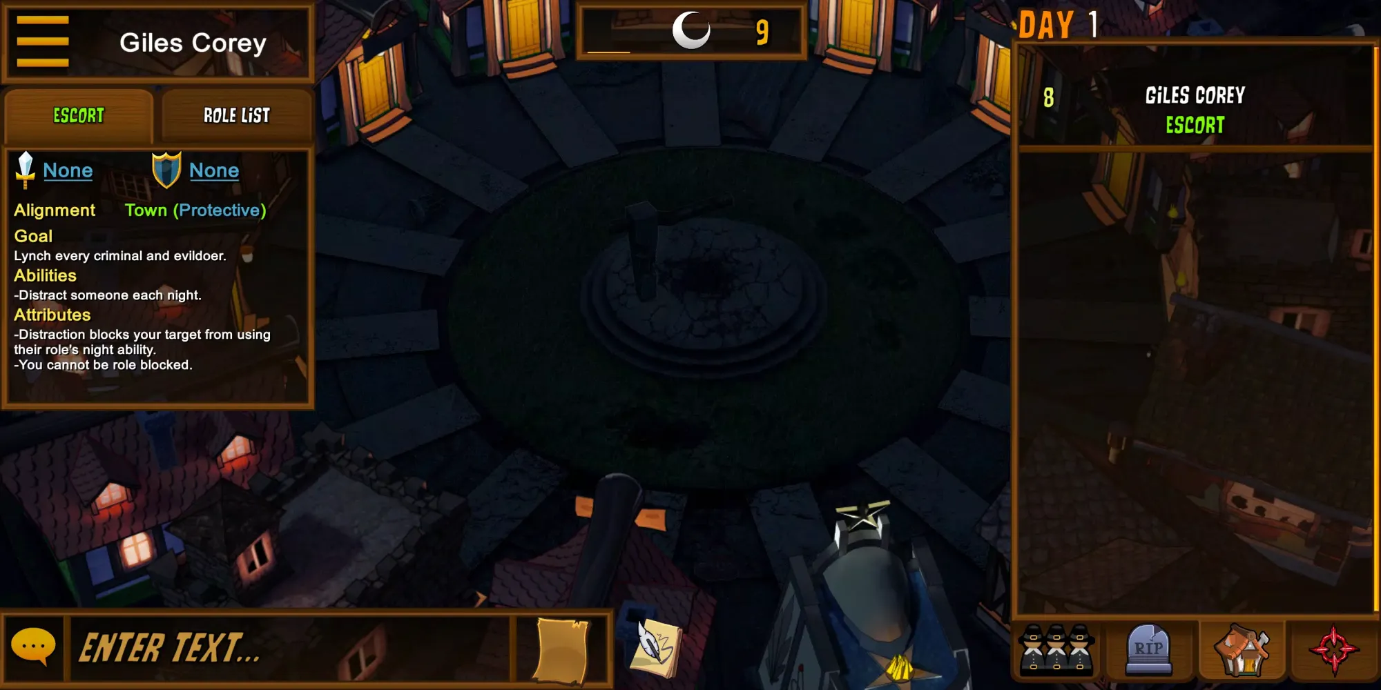 Tangkapan layar Town of Salem