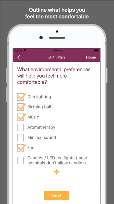 Birth Plan Plus Screenshots