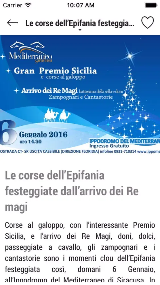 Ippodromo del Mediterraneo Ekran Görüntüleri