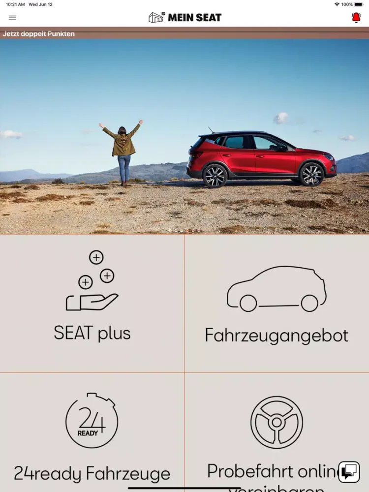 MEIN SEAT - SEAT Deutschland iPad  스크린샷