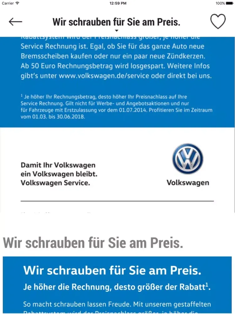 Zrzuty ekranu Schürmann Mobil iPad 