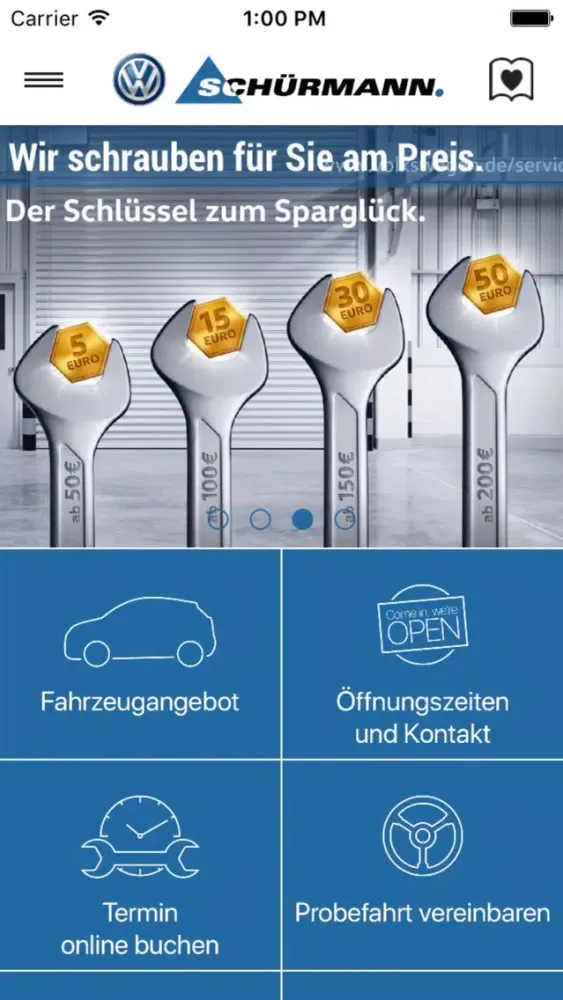 Zrzuty ekranu Schürmann Mobil