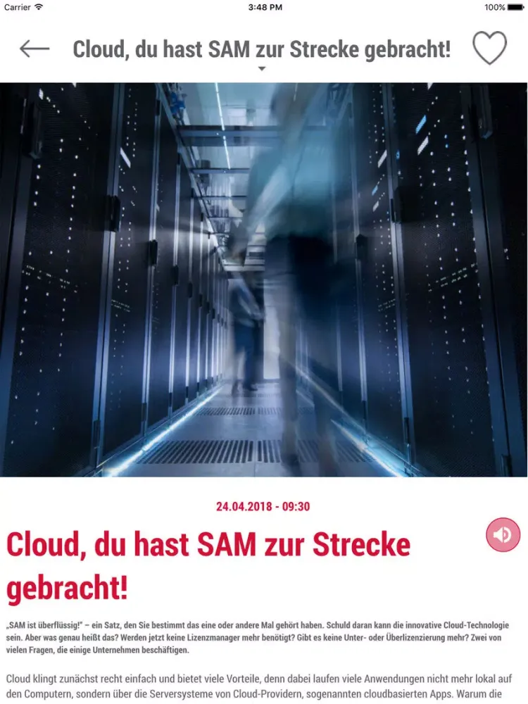 Screenshot di ONE News - SoftwareONE DE iPad 