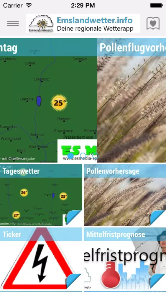 Emslandwetter.info スクリーンショット