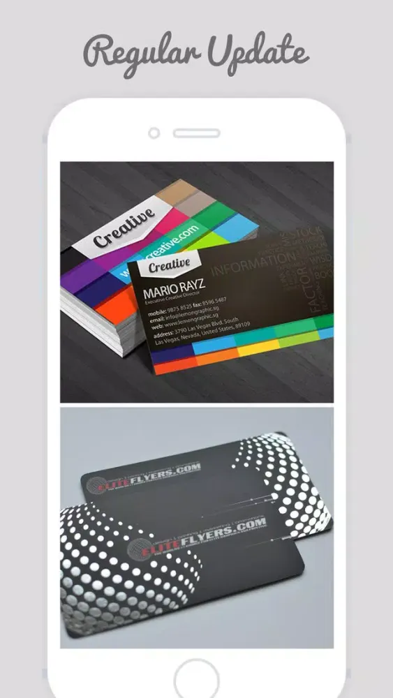 Tangkapan skrin Business Card Designs Ideas - Best Collection Of Business Card Design Catalogue
