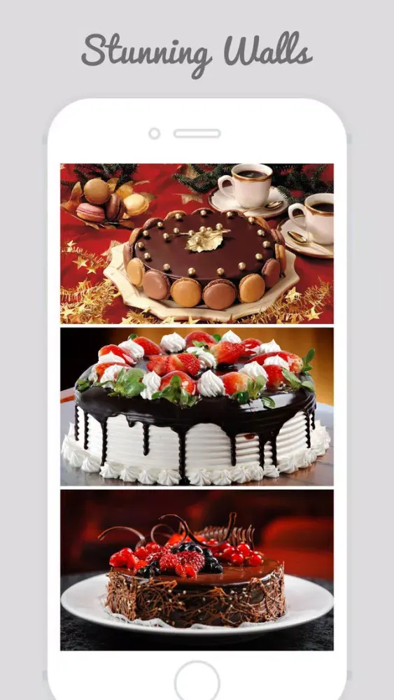 Capturas de tela do Cake Wallz - Sweet Birthday Cake Wallpapers
