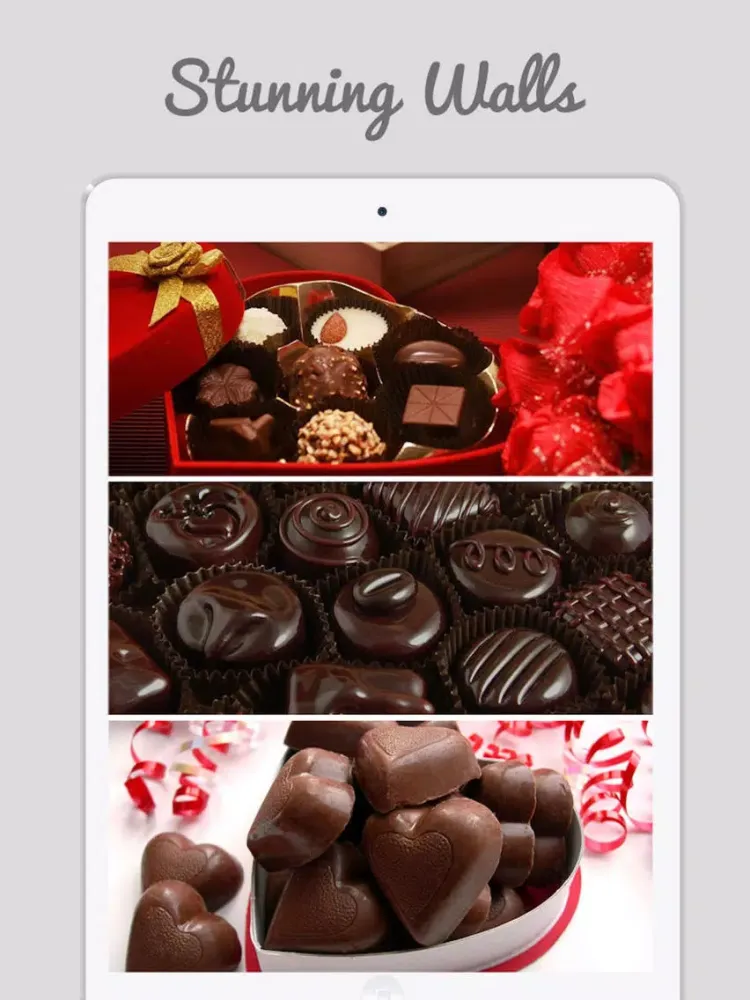 Chocolate Wallz - Sweet Chocolate Wallpapers iPad  Screenshots