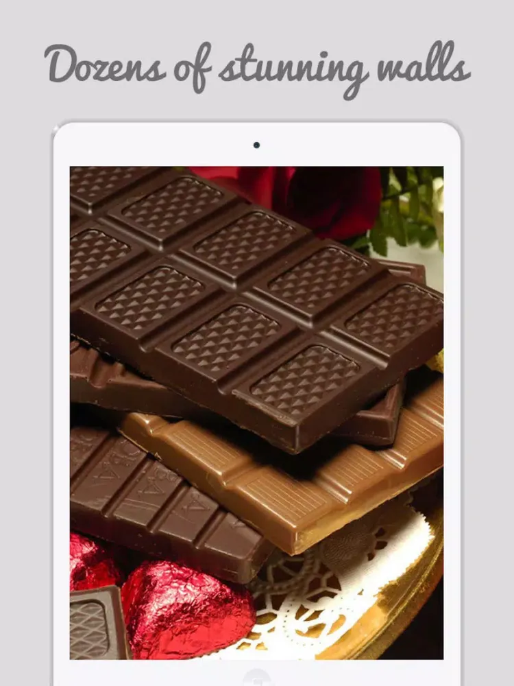 Chocolate Wallz - Sweet Chocolate Wallpapers iPad  Screenshots