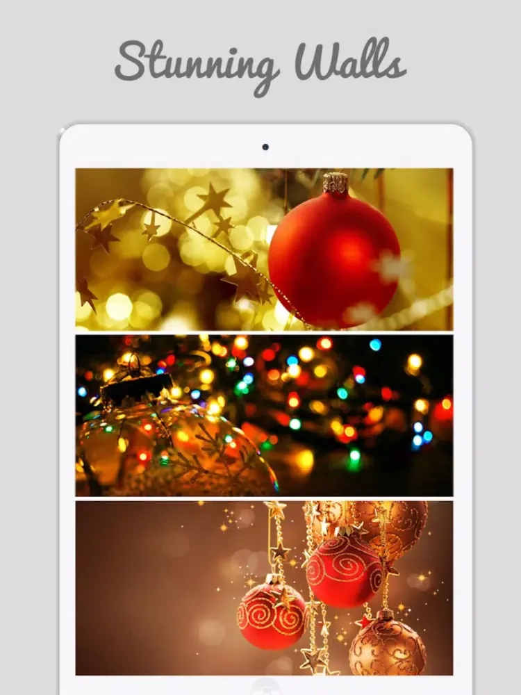 Christmas Wallz - Beautiful Christmas Wallpapers iPad 應用截圖
