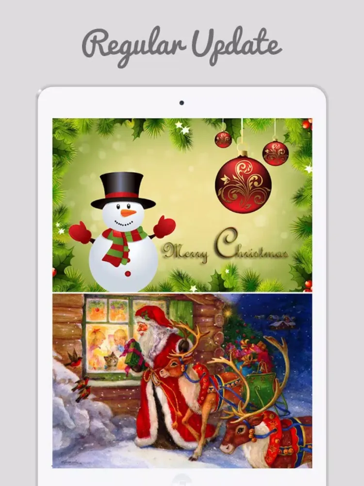Christmas Wallz - Beautiful Christmas Wallpapers iPad 應用截圖