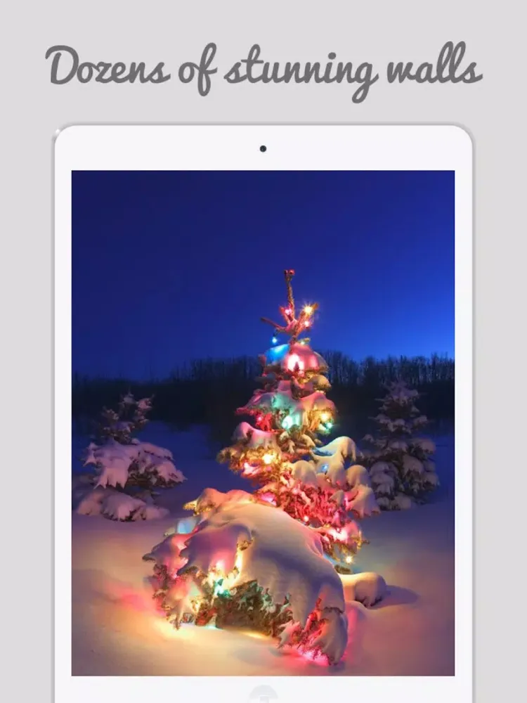 Christmas Wallz - Beautiful Christmas Wallpapers iPad 應用截圖